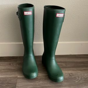Tall Green Hunter Boots